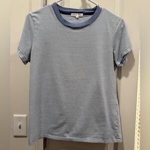Alex Mill Blue Striped T-Shirt